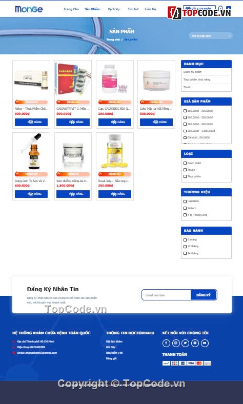 web phòng khám,phòng khám bệnh,Sharecode Website Phòng Khám Giá Rẻ